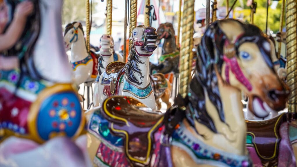 Carousel horse