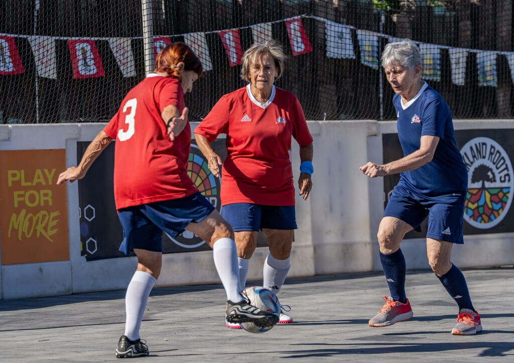 people playing soccer