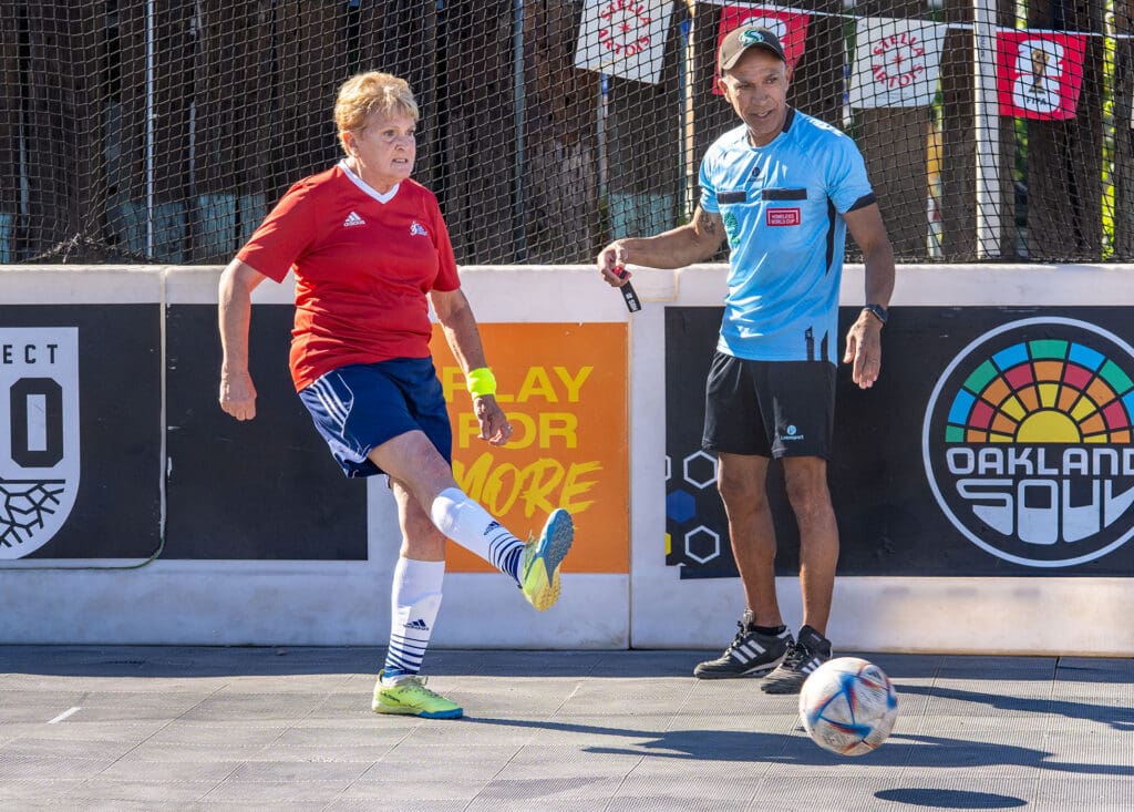 people playing soccer
