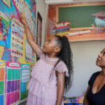 Woman and her daughter
