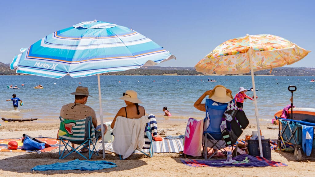 People on beach