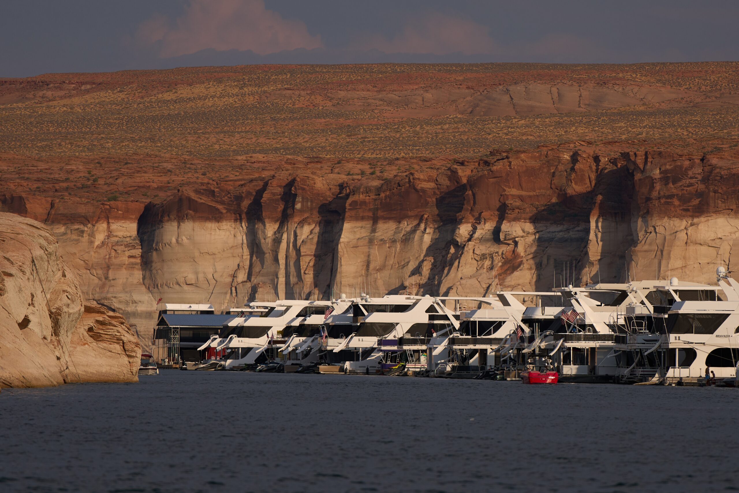 Boats at Lake Powell