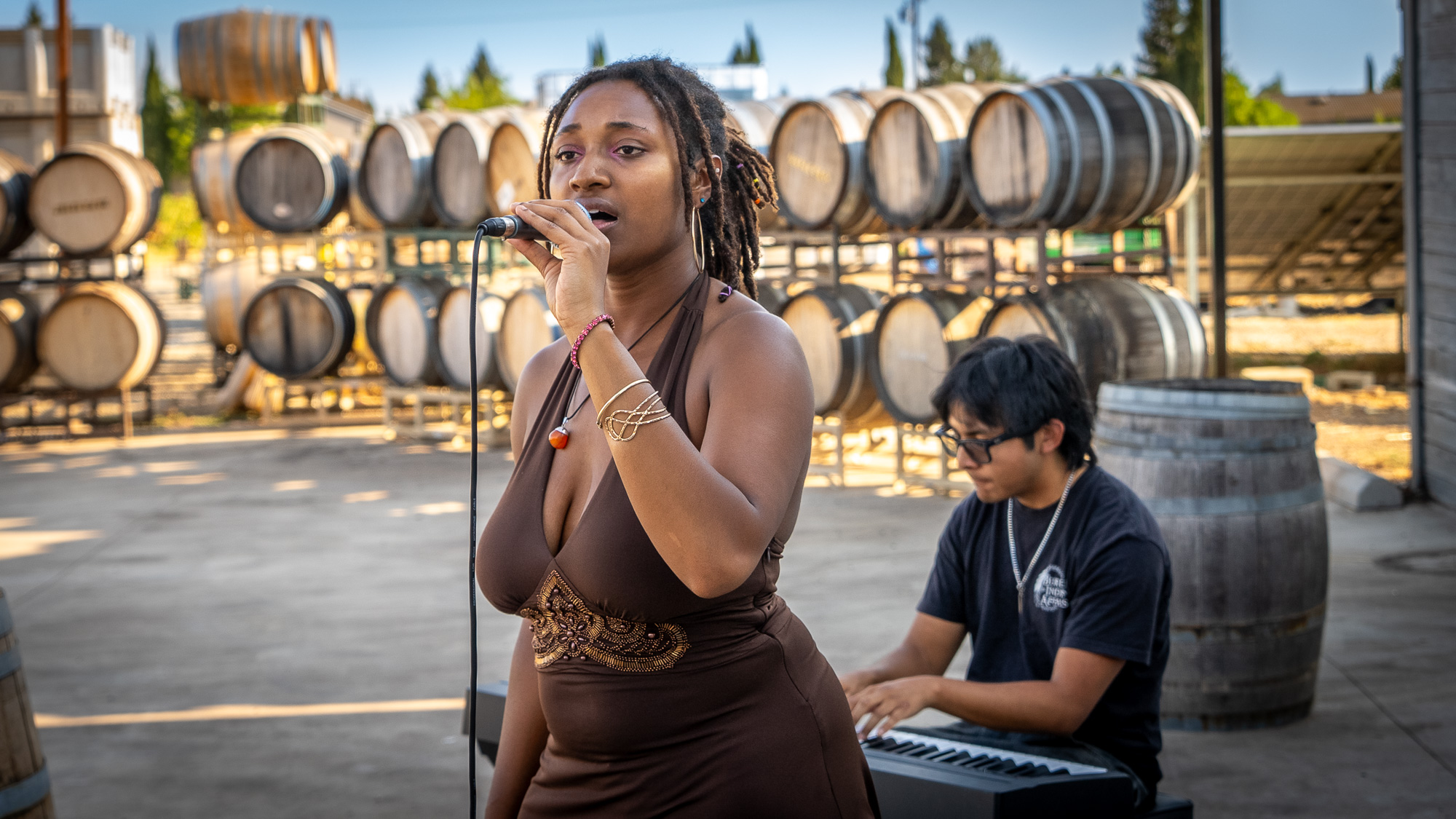 musicians performing