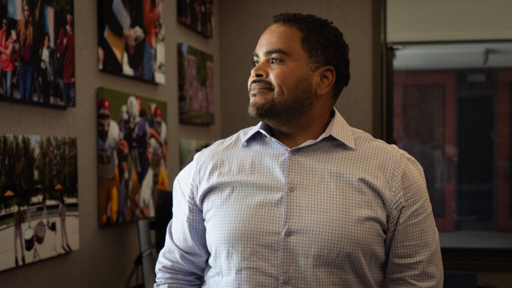 man standing in office