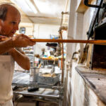 man working in bakery