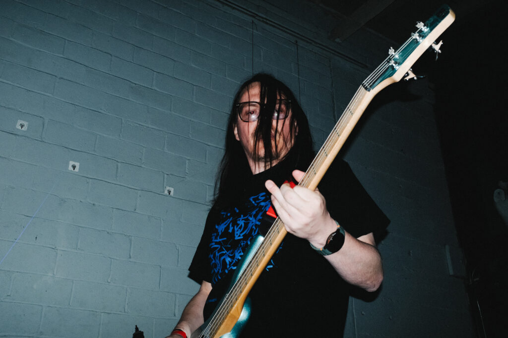 Man playing bass