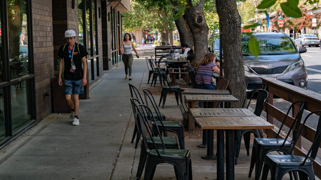 outdoor seating