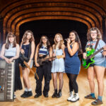 A rock band with girls