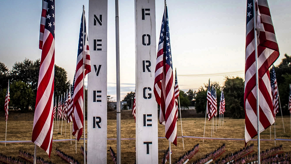 memorial flags