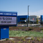 school sign