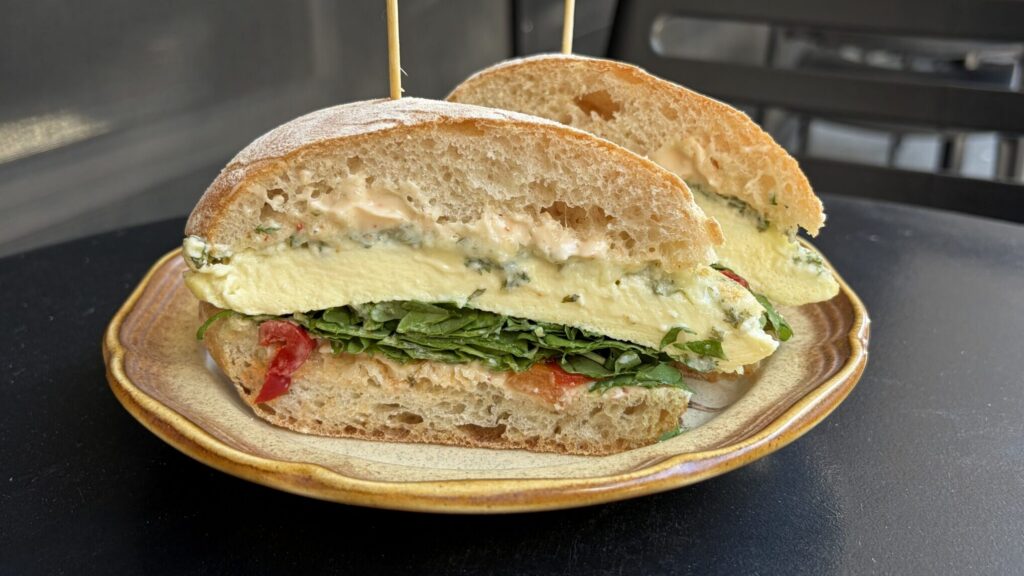 A breakfast Sandwich