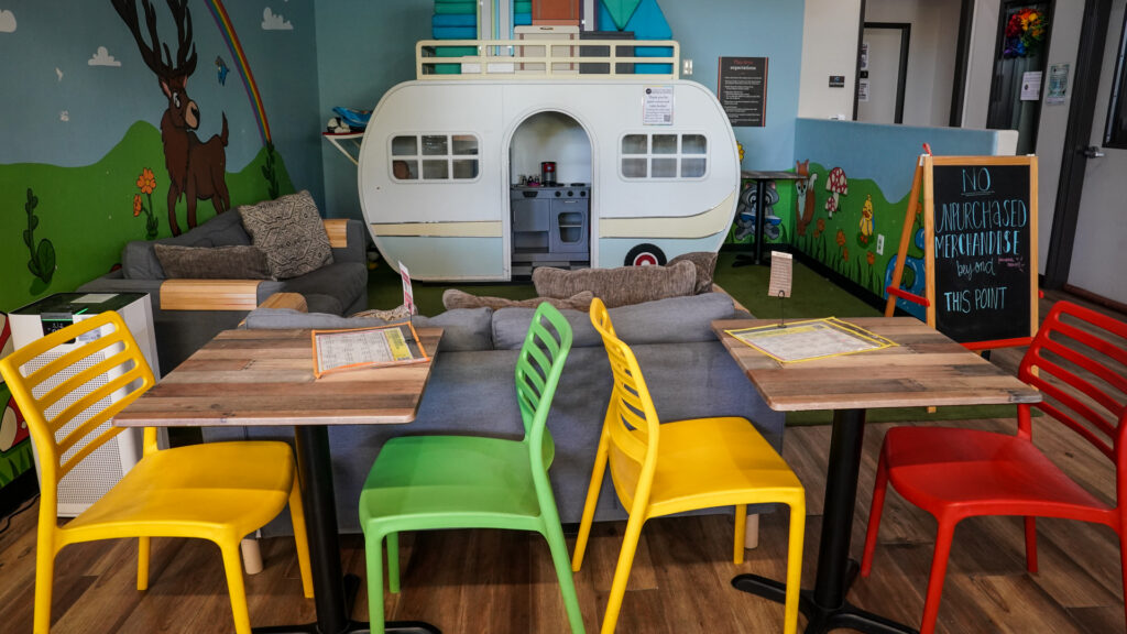 Tables and chairs
