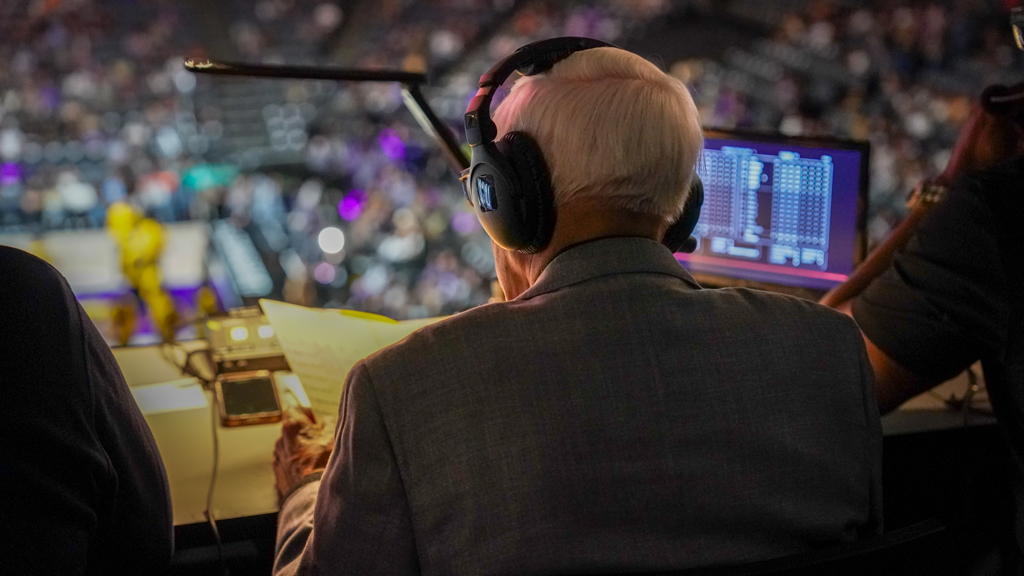 Man with headsets