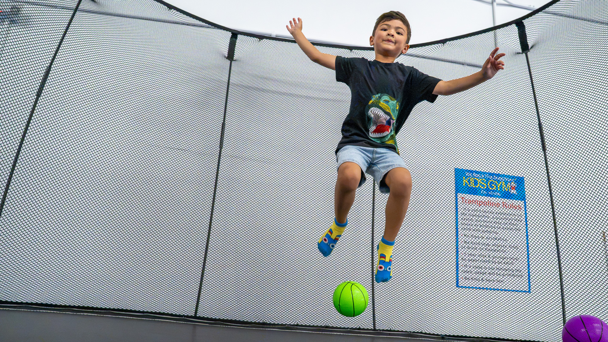 Kid jumping