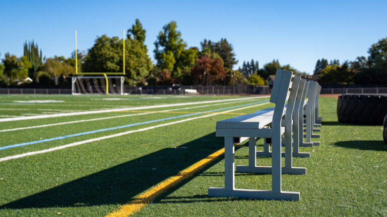 school sports field
